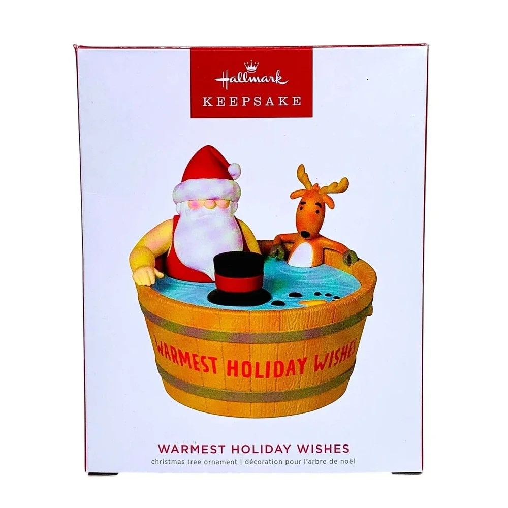 Hallmark Warmest Holiday Wishes Keepsake Ornament 2022 New in Box Musical‎